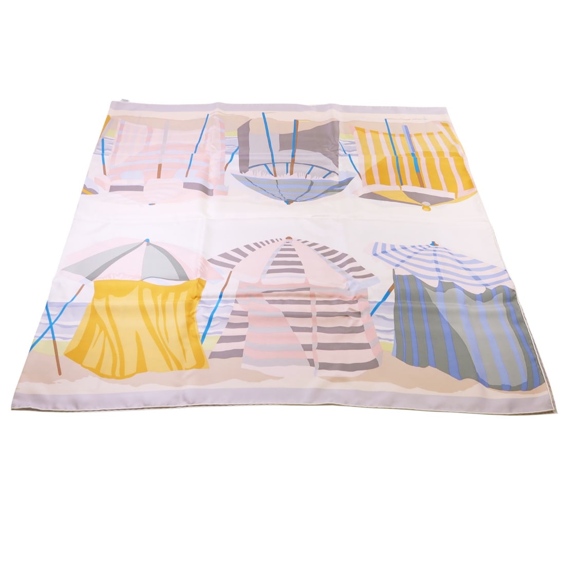 Hermes Silk Scarf Pink and Multicolor 90x180: Hermes Silk Scarf Pink and Multicolor 90x180 This Hermes scarf features a multicolor design in pink, white, and grey tones. Crafted from high-quality silk, it is made in France and presents in pristin