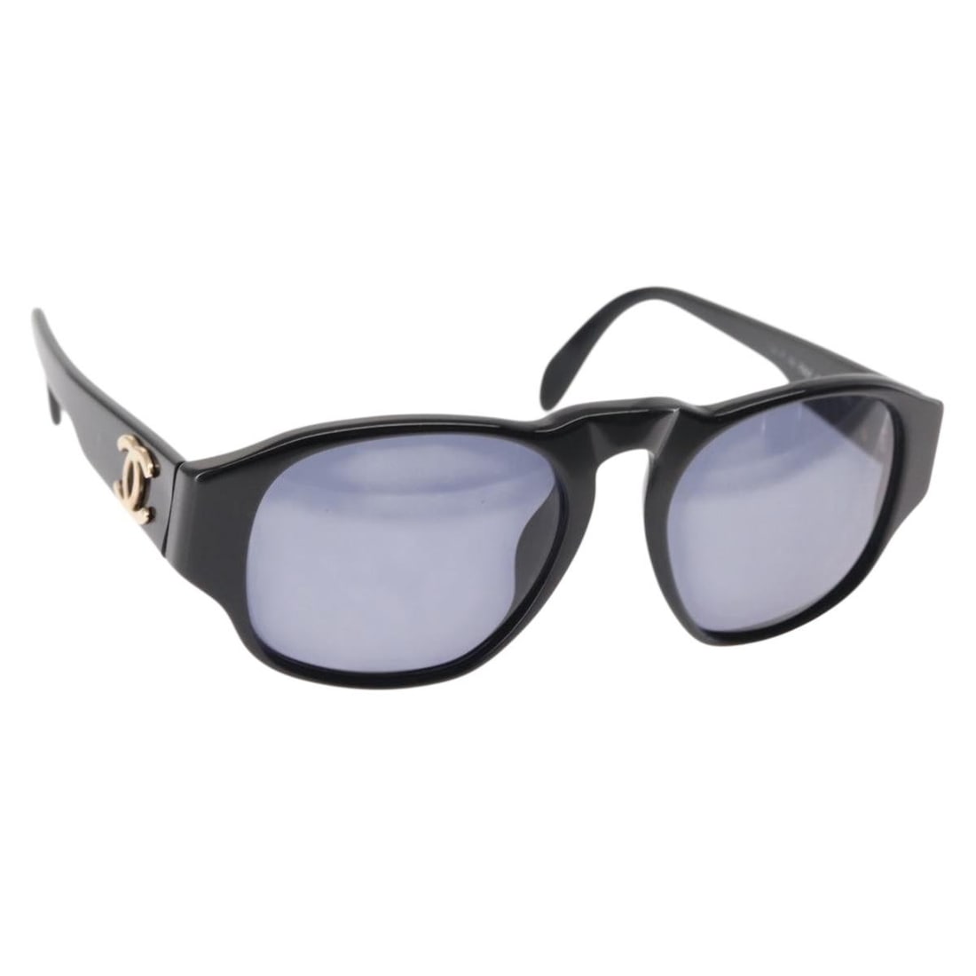 Authentic CHANEL Black Plastic Sunglasses Made in Italy: Authentic CHANEL Black Plastic Sunglasses Made in Italy Elevate your accessory collection with these authentic CHANEL sunglasses, crafted in Italy. Featuring a sleek black plastic frame, these sunglas