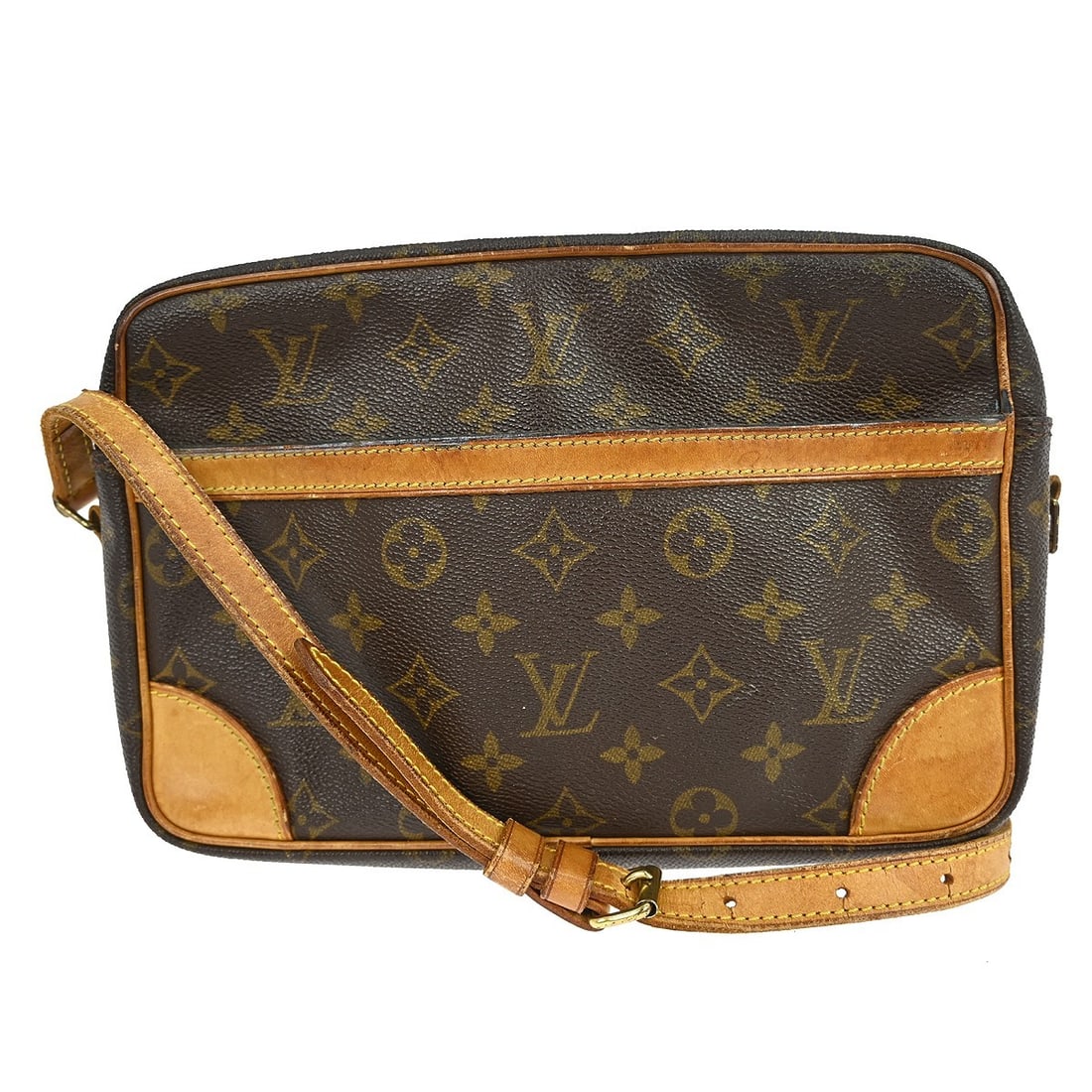 Louis Vuitton Trocadero 27 Monogram Canvas Medium Crossbody Bag M51274: Louis Vuitton Trocadero 27 Monogram Canvas Medium Crossbody Bag M51274 The Louis Vuitton Trocadero 27 is a vintage medium-sized crossbody bag featuring the signature monogram canvas exterior and brown