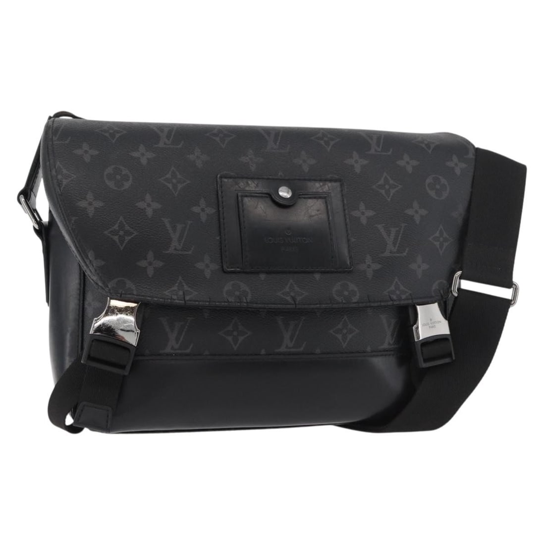 Louis Vuitton Monogram Eclipse PM Messenger Bag M40511: Louis Vuitton Monogram Eclipse PM Messenger Bag M40511 This LOUIS VUITTON Monogram Eclipse Messenger Voyage PM Bag is crafted from Monogram Eclipse canvas and features a sleek, modern design. Made in 
