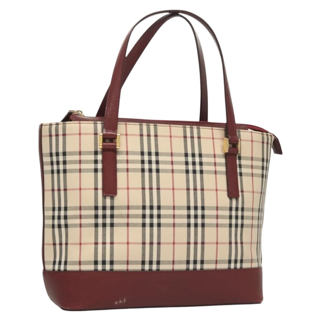 Burberry Nova Check Beige Canvas and Leather Shoulder Bag (1 of 18)