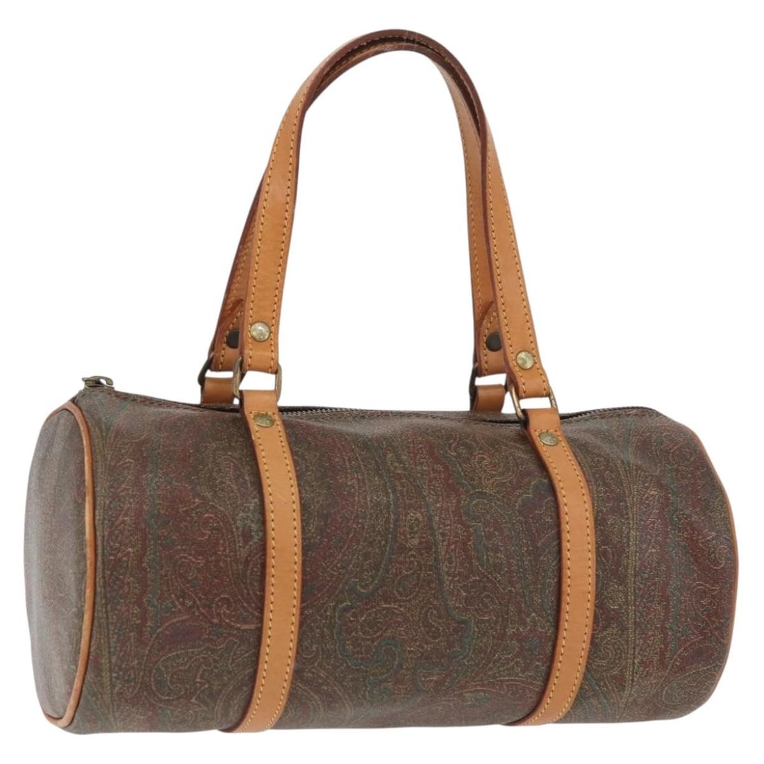 Etro Papillon Bordeaux PVC Women's Handbag with Paisley Design: Etro Papillon Bordeaux PVC Women's Handbag with Paisley Design This is an ETRO Paisley Papillon hand bag crafted from PVC leather in a Bordeaux color. Designed for women, the bag features a structured
