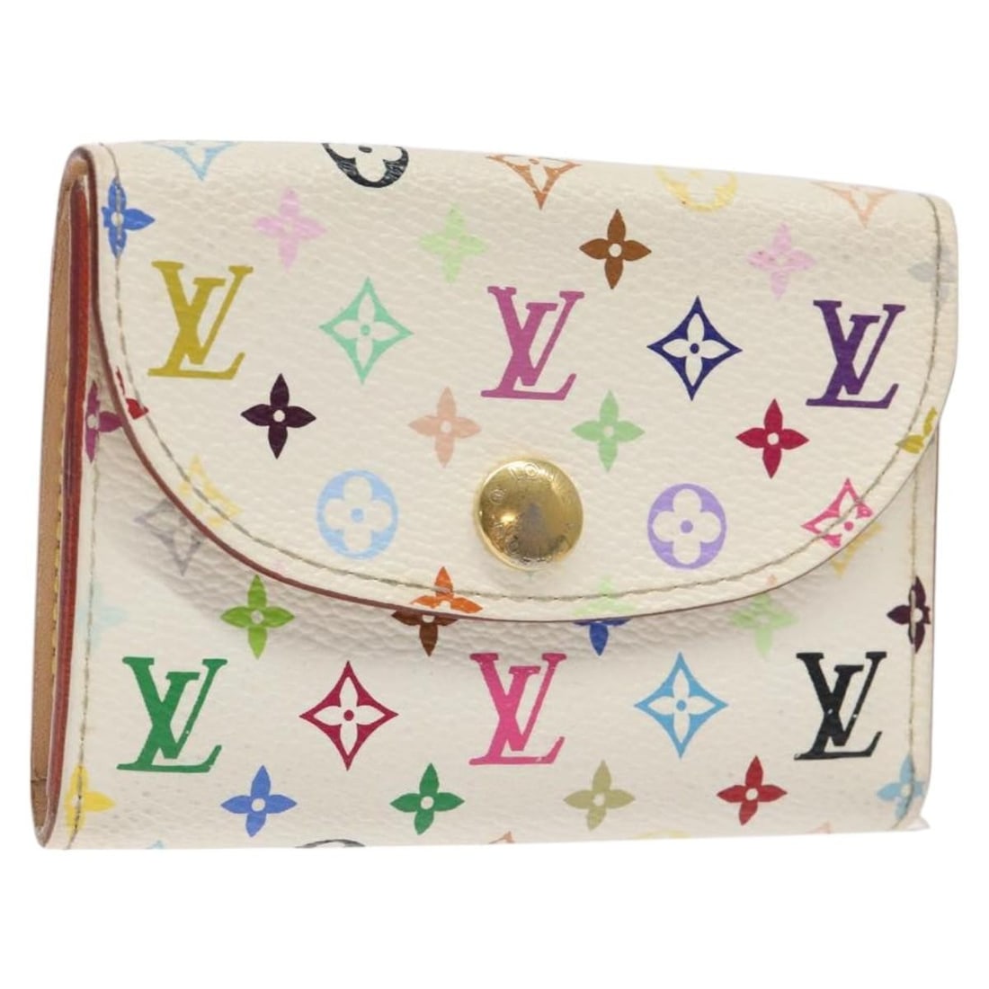 Louis Vuitton Multicolor Monogram Canvas Card Case M66557 White Spain: Louis Vuitton Multicolor Monogram Canvas Card Case M66557 White Spain This is a Louis Vuitton Monogram Multicolor card case in white canvas, designed for women. The compact accessory features the icon