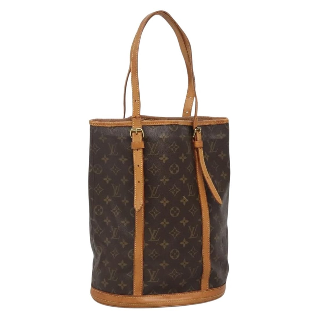 LOUIS VUITTON Monogram Bucket GM Shoulder Bag M42236 Auth France: LOUIS VUITTON Monogram Bucket GM Shoulder Bag M42236 Auth France This authentic Louis Vuitton Monogram Bucket GM Shoulder Bag (M42236) embodies the classic elegance of the renowned brand. Crafted from