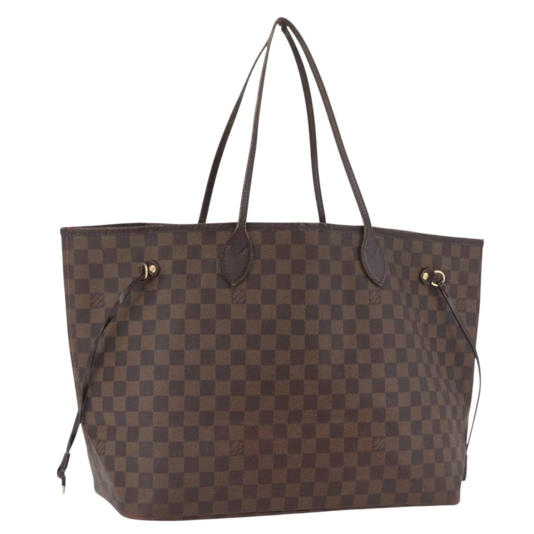 Neverfull GM Tote in Damier Ebene Canvas N51106 by Louis Vuitton: Neverfull GM Tote in Damier Ebene Canvas N51106 by Louis Vuitton This Louis Vuitton Neverfull GM Tote Bag features the iconic Damier Ebene canvas in a classic brown color. Designed for women, it offer