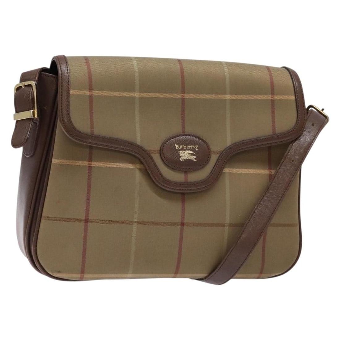 Burberrys Nova Check Leather Shoulder Bag Beige Gold Adjustable Strap: Burberrys Nova Check Leather Shoulder Bag Beige Gold Adjustable Strap This Burberrys Nova Check Shoulder Bag combines luxurious leather and canvas in a stylish beige and gold color palette. Perfect fo