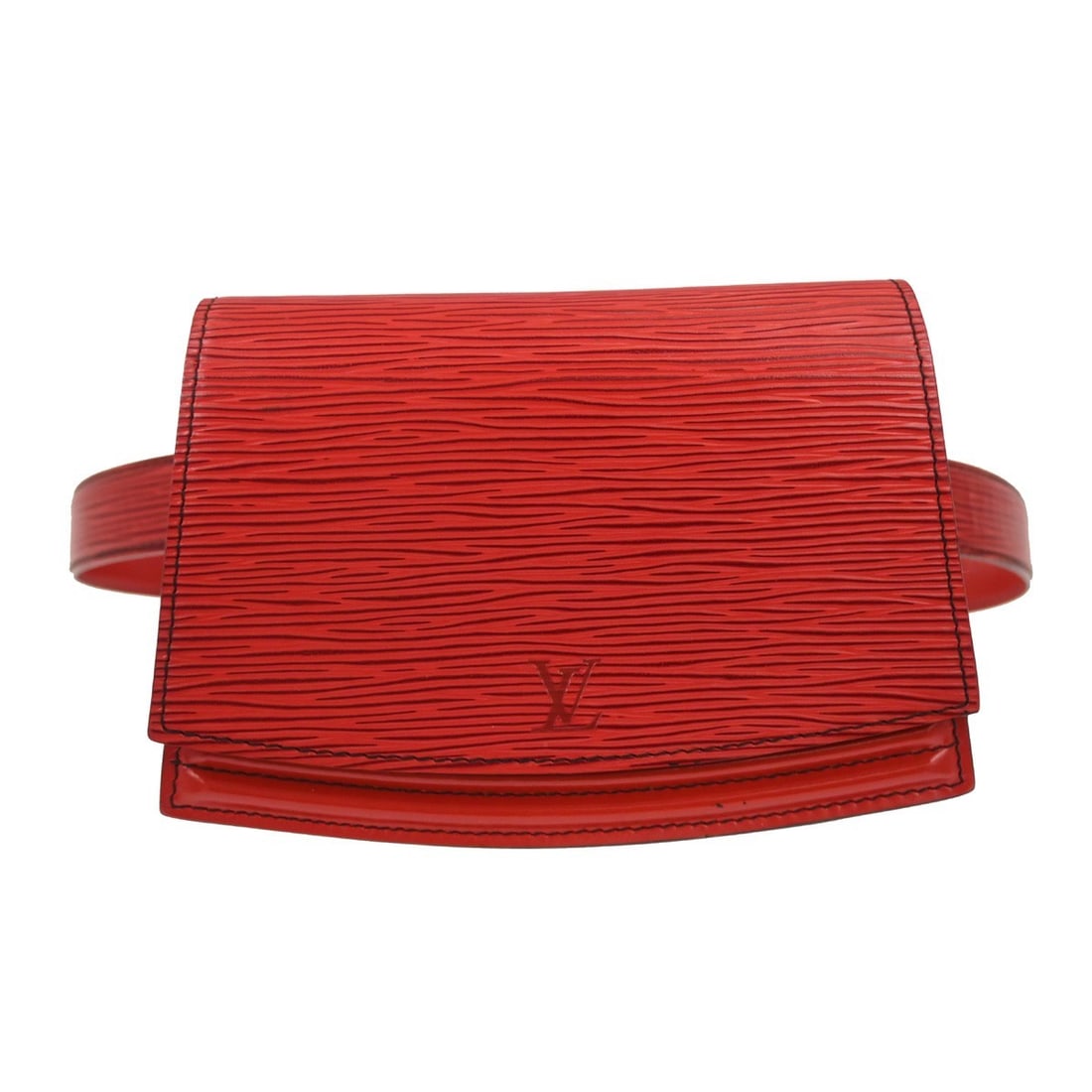 Louis Vuitton Epi Leather Mini Crossbody Bag Red M52607 VI0961: Louis Vuitton Epi Leather Mini Crossbody Bag Red M52607 VI0961 This Louis Vuitton Pochette Epi Red Mini Body Bag features the iconic Epi leather in a striking red hue with a matching Alcantara lining.