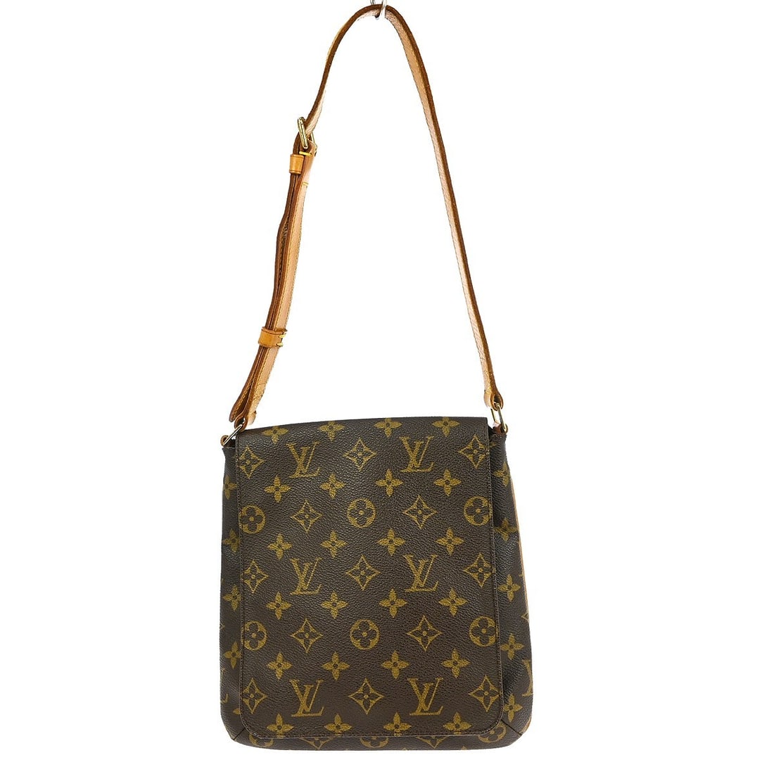 Musette Salsa Brown Canvas Louis Vuitton Shoulder Bag: Musette Salsa Brown Canvas Louis Vuitton Shoulder Bag The Louis Vuitton Musette Salsa handbag for women features the iconic Monogram canvas in brown. This handbag measures 23.5 cm x 25 cm x 7.5 cm and