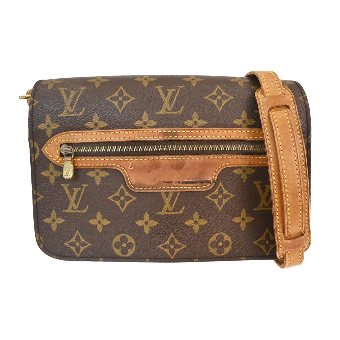 Louis Vuitton Saint Germain 24 Brown Monogram Canvas Shoulder Bag: Louis Vuitton Saint Germain 24 Brown Monogram Canvas Shoulder Bag This is a vintage Louis Vuitton Saint Germain 24 shoulder bag, crafted from monogram canvas leather with brown leather trim and a brow