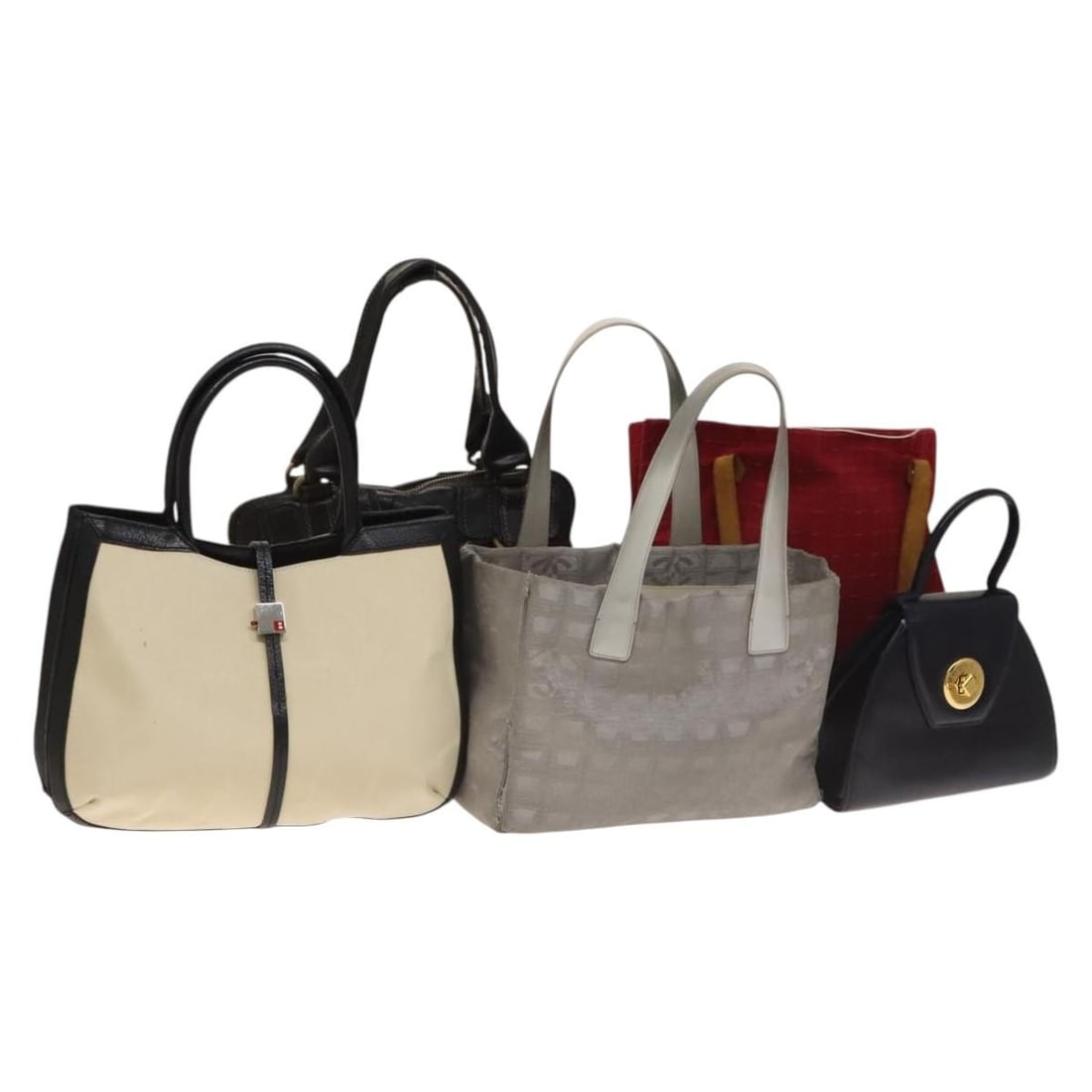 GIVENCHY Red Beige Black Leather Shoulder Bag Set of 5 Auth: GIVENCHY Red Beige Black Leather Shoulder Bag Set of 5 Auth This GIVENCHY shoulder bag is crafted from quality leather, showcasing a striking color combination of red, beige, and black. It features a 