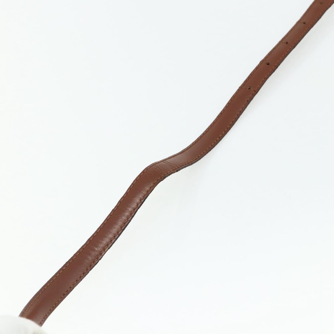 Louis Vuitton brown leather adjustable shoulder strap - 12