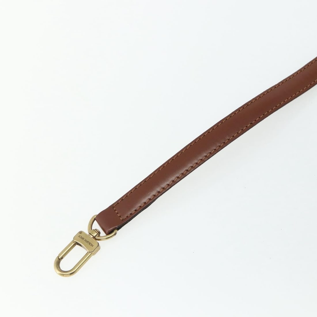 Louis Vuitton brown leather adjustable shoulder strap - 8