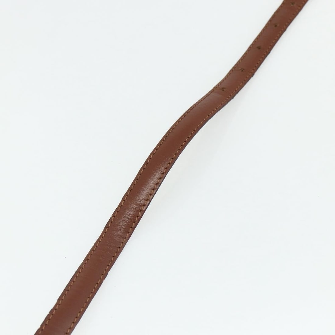 Louis Vuitton brown leather adjustable shoulder strap - 9