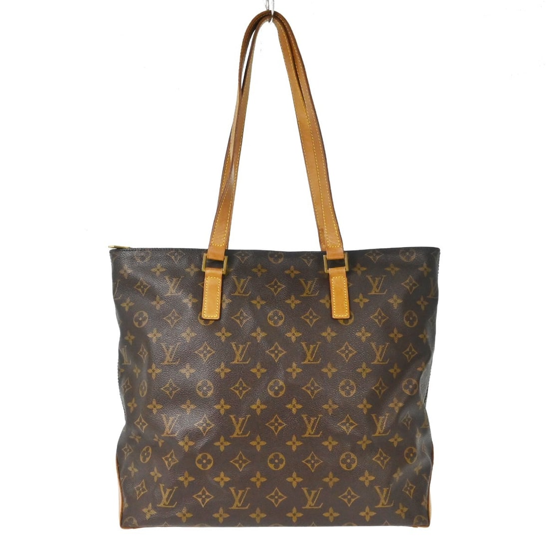 Louis Vuitton Cabas Mezzo Monogram Canvas Tote Bag: Louis Vuitton Cabas Mezzo Monogram Canvas Tote Bag This Louis Vuitton Cabas Mezzo tote bag features the iconic monogram canvas with leather accents and double leather handles. Designed in a large size
