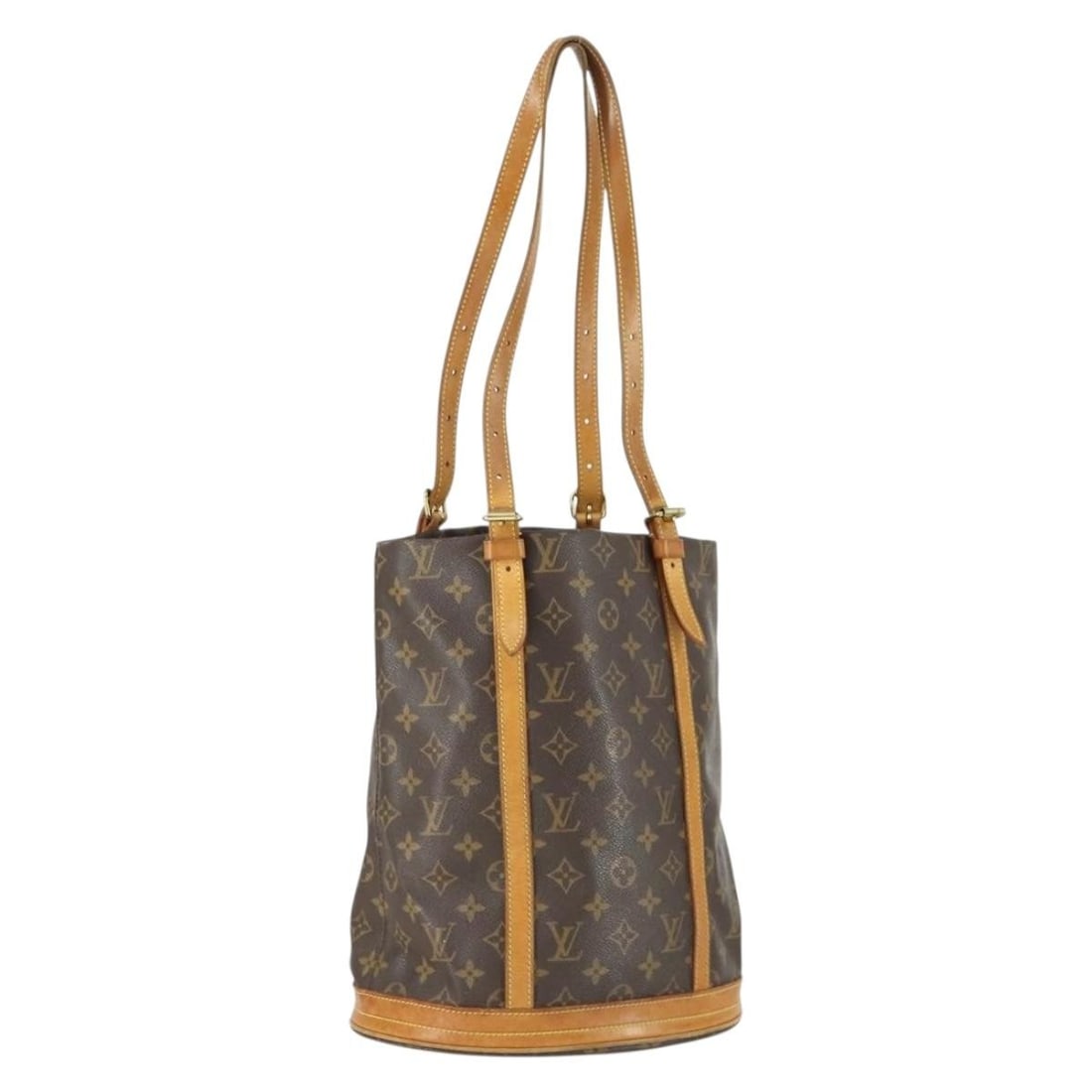 Louis Vuitton Monogram Canvas Bucket GM Shoulder Bag M42236 France: Louis Vuitton Monogram Canvas Bucket GM Shoulder Bag M42236 France This Louis Vuitton Monogram Bucket GM Shoulder Bag features the iconic monogram canvas and is designed for women. The bag is made in 