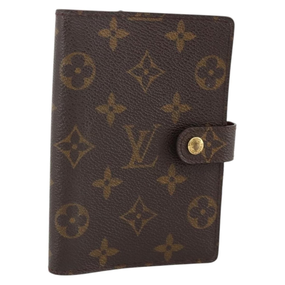 Monogram Canvas Day Planner Cover R20005 by Louis Vuitton: Monogram Canvas Day Planner Cover R20005 by Louis Vuitton This is a Louis Vuitton Monogram Agenda PM Day Planner Cover crafted from signature monogram canvas. Designed for women, this compact and styl