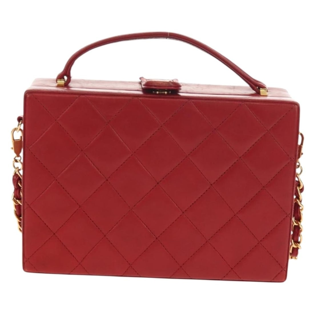 Red Leather Chanel Matelasse Shoulder Bag with Chain Strap: Red Leather Chanel Matelasse Shoulder Bag with Chain Strap This Chanel Matelasse Chain Shoulder Bag is crafted from red leather and designed for women. It features a signature quilted design with a ch