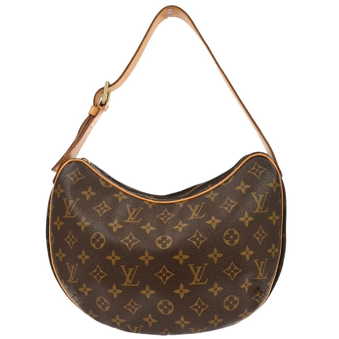 Louis Vuitton Croissant MM Monogram Canvas Hobo Bag M51512: Louis Vuitton Croissant MM Monogram Canvas Hobo Bag M51512 The Louis Vuitton Monogram Croissant MM Handbag features the iconic monogram canvas leather exterior and a brown color scheme. Designed in a 