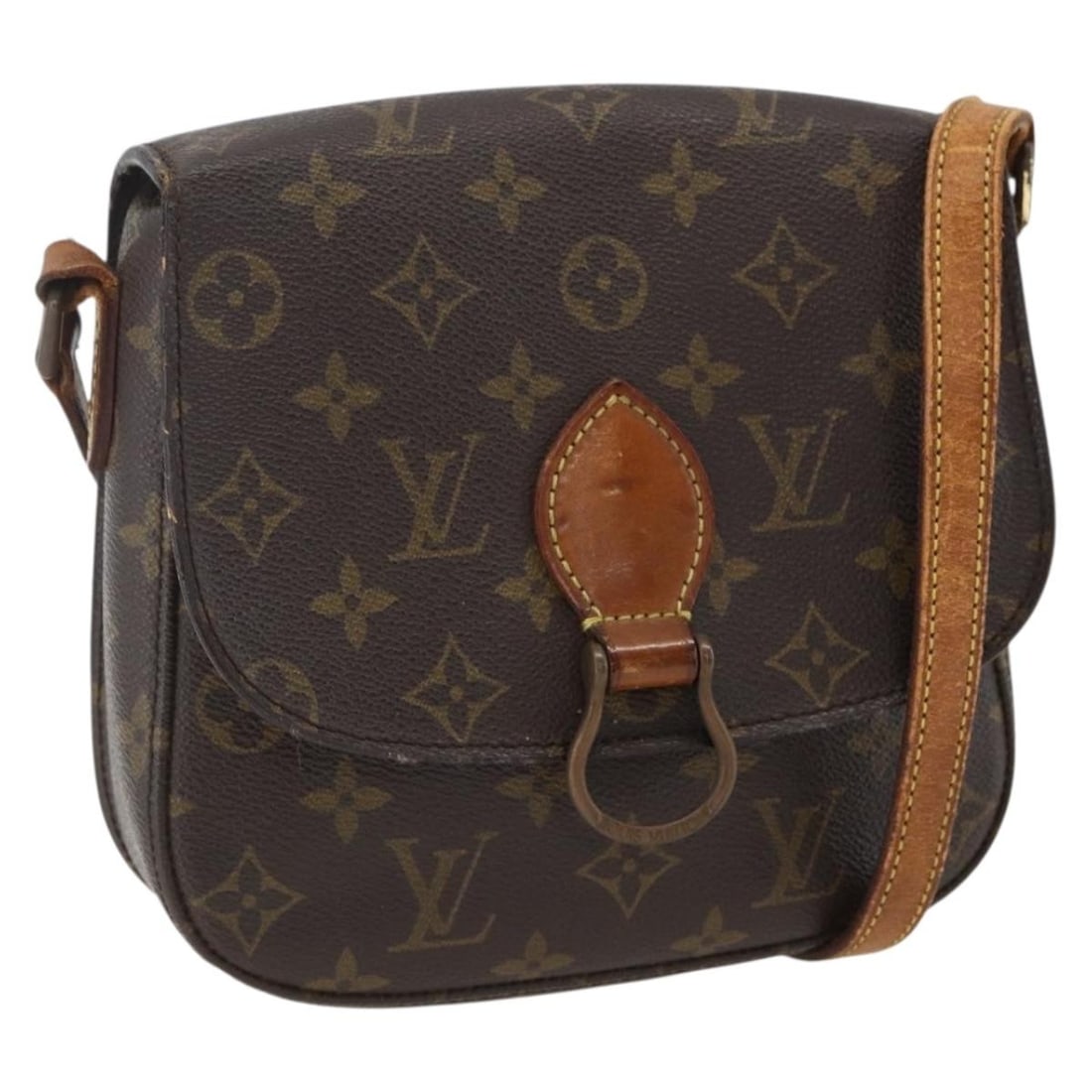 Louis Vuitton Saint Cloud MM Monogram Canvas Shoulder Bag M51243: Louis Vuitton Saint Cloud MM Monogram Canvas Shoulder Bag M51243 This Louis Vuitton Monogram Saint Cloud MM shoulder bag is crafted from monogram canvas and features an adjustable shoulder strap. Desi