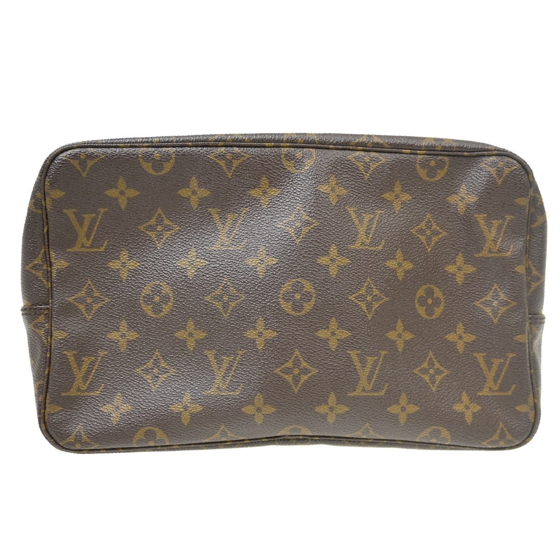 Louis Vuitton Monogram Cosmetic Pouch Trousse Toilette 28 M47522: Louis Vuitton Monogram Cosmetic Pouch Trousse Toilette 28 M47522 This Louis Vuitton Trousse Toilette 28 cosmetic pouch features the iconic Monogram canvas exterior with a brown color and logo accents.