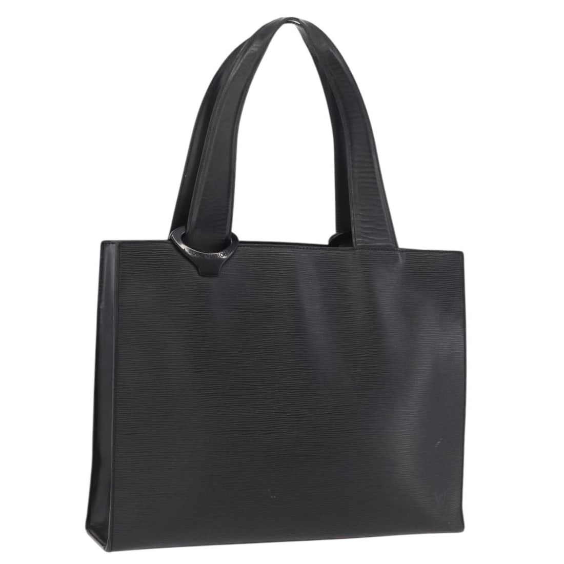 Louis Vuitton Epi Leather Gemo Black Tote Bag M52452 France: Louis Vuitton Epi Leather Gemo Black Tote Bag M52452 France This Louis Vuitton Epi Gemo tote bag features a structured silhouette crafted from black Epi leather. Designed for women, it offers ample sp