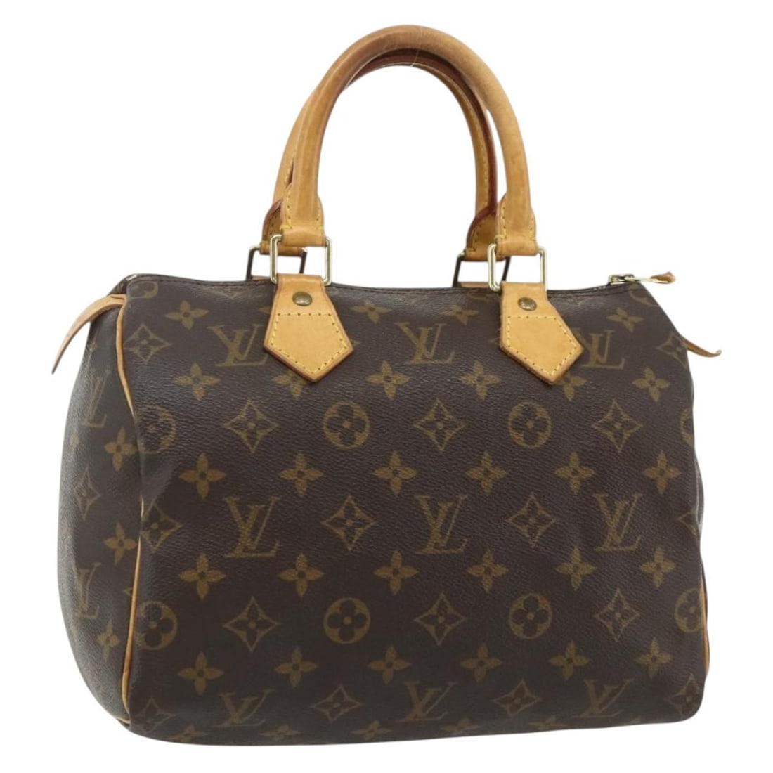 Louis Vuitton Speedy 25 Monogram Canvas Handbag M41528: Louis Vuitton Speedy 25 Monogram Canvas Handbag M41528 This Louis Vuitton Monogram Speedy 25 handbag is crafted from monogram canvas and features a classic silhouette. The bag is made in France and id