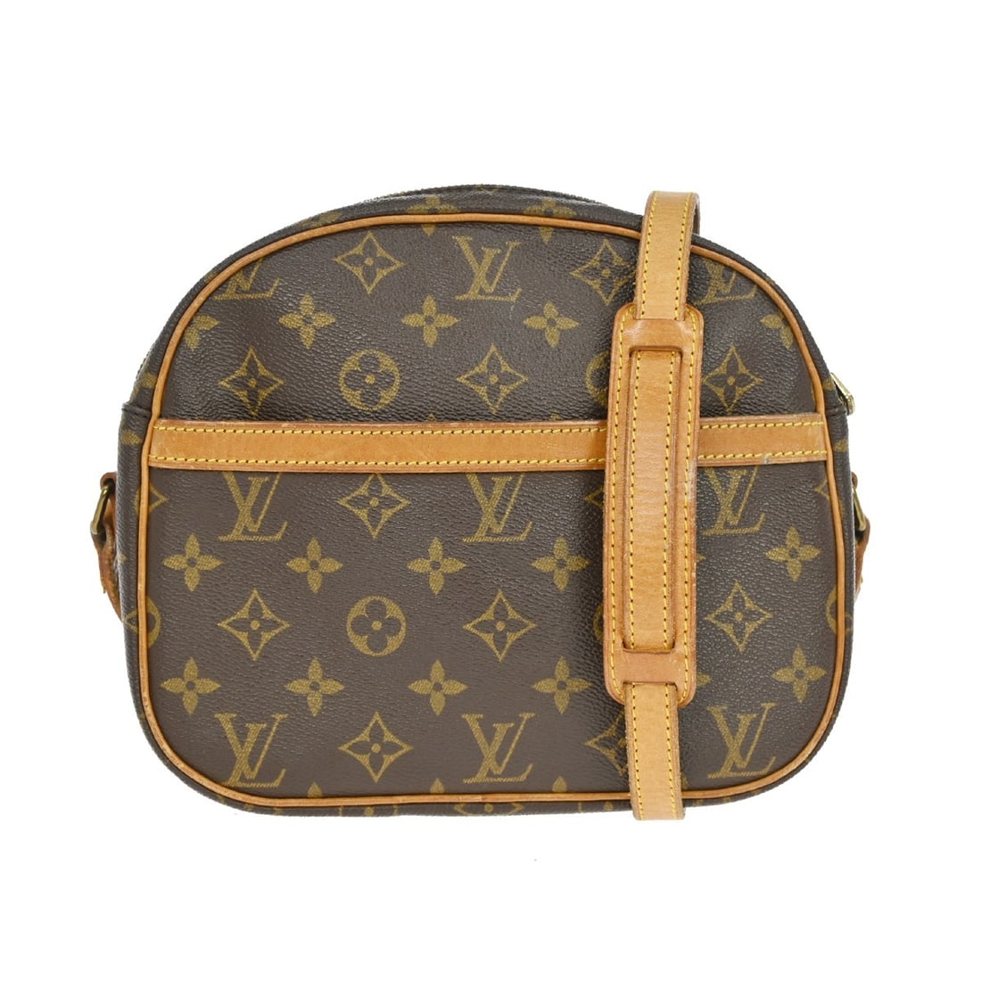Louis Vuitton Blois Monogram Canvas Crossbody Bag M51221 Brown Vintage: Louis Vuitton Blois Monogram Canvas Crossbody Bag M51221 Brown Vintage This Louis Vuitton Monogram Blois crossbody bag features the iconic monogram canvas leather exterior and an adjustable crossbody 