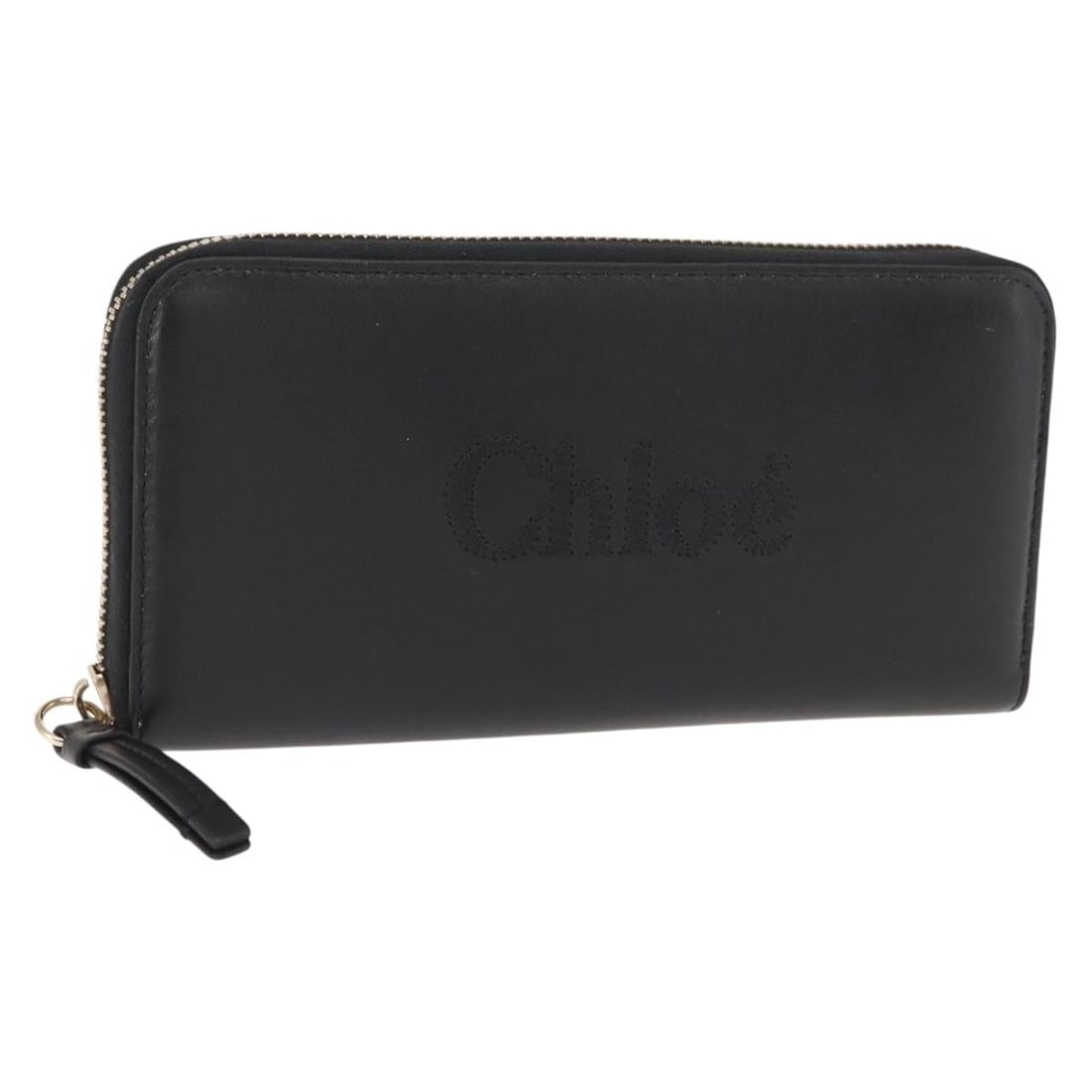 Chloe Sense Black Leather Wallet Auth 148478 Spain: Chloe Sense Black Leather Wallet Auth 148478 Spain Discover the sophisticated Chloe Sense Wallet, crafted from high-quality black leather. This elegant wallet is designed for functionality and style, 