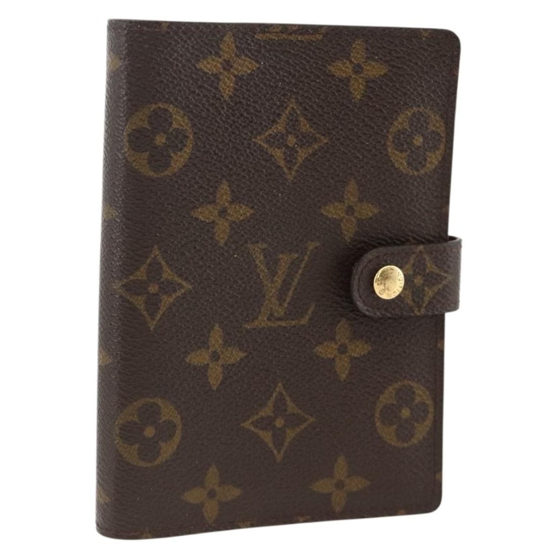 Louis Vuitton Monogram Canvas R20005 Small Agenda Day Planner Cover: Louis Vuitton Monogram Canvas R20005 Small Agenda Day Planner Cover This Louis Vuitton Monogram Agenda PM Day Planner Cover features the signature monogram canvas and is designed for women. The cover 