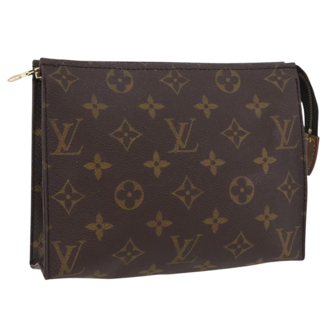 Monogram Canvas Pouch Louis Vuitton Poche Toilette 19 M47544: Monogram Canvas Pouch Louis Vuitton Poche Toilette 19 M47544 This Louis Vuitton Monogram Poche Toilette 19 pouch features the classic monogram canvas exterior and is designed for women. The pouch is m