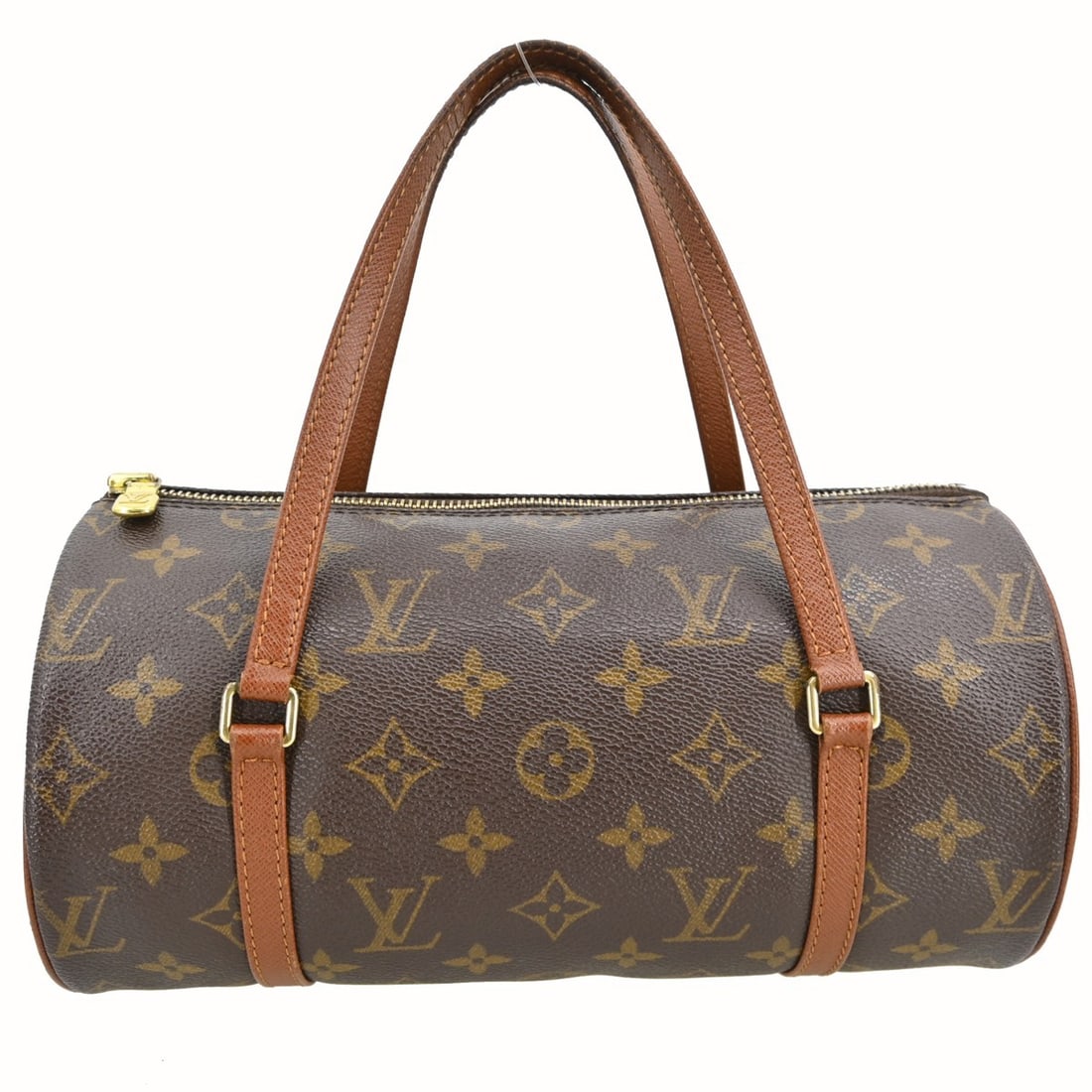 Louis Vuitton Papillon 26 Monogram Canvas Top Handle Bag Brown: Louis Vuitton Papillon 26 Monogram Canvas Top Handle Bag Brown This Louis Vuitton Papillon 26 handbag features the iconic monogram canvas leather exterior with a brown color scheme. The bag is designe