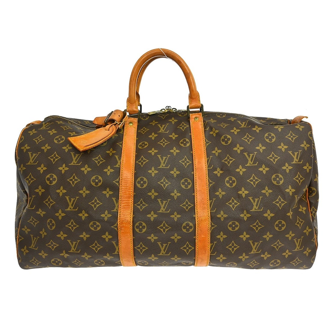 Louis Vuitton Keepall 60 Monogram Canvas Extra Large Travel Duffel Bag: Louis Vuitton Keepall 60 Monogram Canvas Extra Large Travel Duffel Bag This Louis Vuitton Keepall 60 travel handbag features the iconic Monogram canvas with leather trim, designed in an extra large si