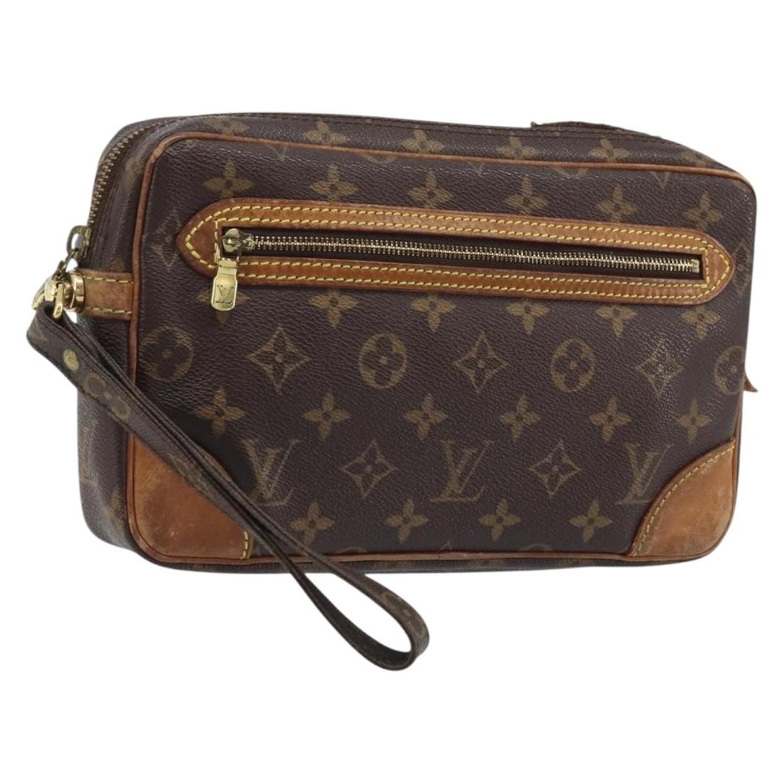 Louis Vuitton Monogram Canvas Marly Dragonne GM Women's Clutch M51825: Louis Vuitton Monogram Canvas Marly Dragonne GM Women's Clutch M51825 This Louis Vuitton Monogram Marly Dragonne GM clutch bag features the iconic monogram canvas exterior and is designed for women. T