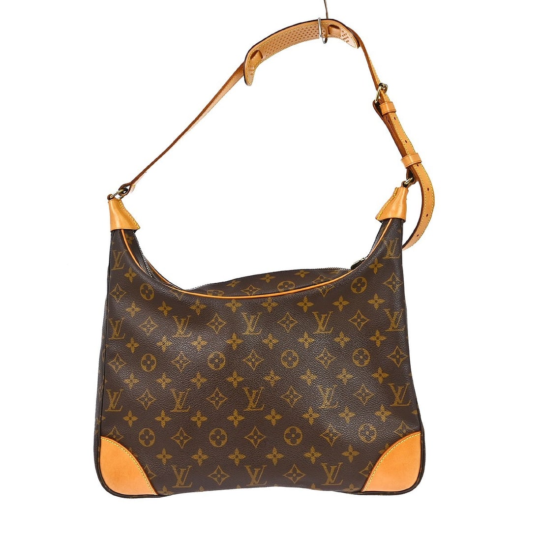 Louis Vuitton Boulogne 35 Monogram Leather Shoulder Bag Brown M51260: Louis Vuitton Boulogne 35 Monogram Leather Shoulder Bag Brown M51260 This Louis Vuitton Monogram Boulogne 35 is a vintage shoulder bag crafted from brown leather with the signature monogram pattern. D