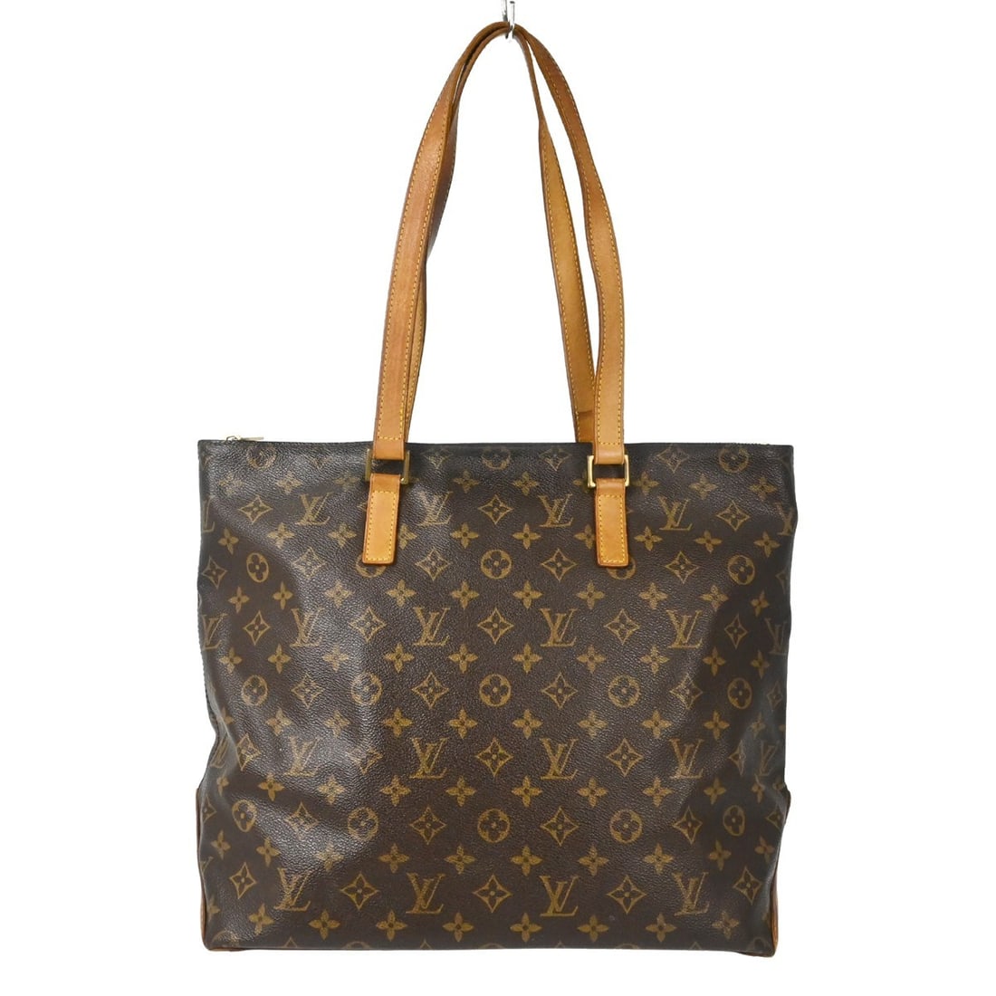 Louis Vuitton Cabas Mezzo Monogram Canvas Tote Bag: Louis Vuitton Cabas Mezzo Monogram Canvas Tote Bag This Louis Vuitton Cabas Mezzo tote bag features the iconic monogram canvas with leather accents and gold-tone hardware. Designed for casual occasion