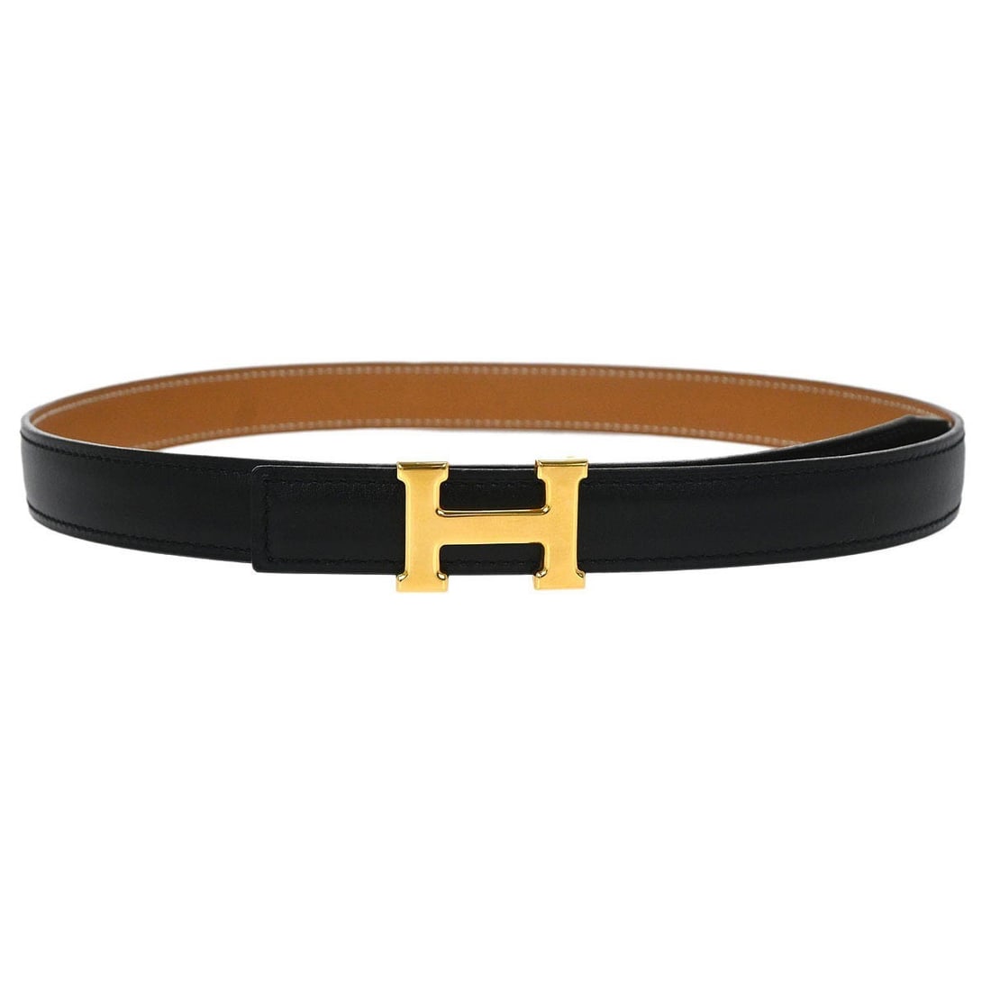 Hermes Constance Black Box Calf Reversible Waist Belt Size 65 for Women: Hermes Constance Black Box Calf Reversible Waist Belt Size 65 for Women This Hermes Constance reversible belt is crafted from black Box Calf leather and features an adjustable waist design. Designed f
