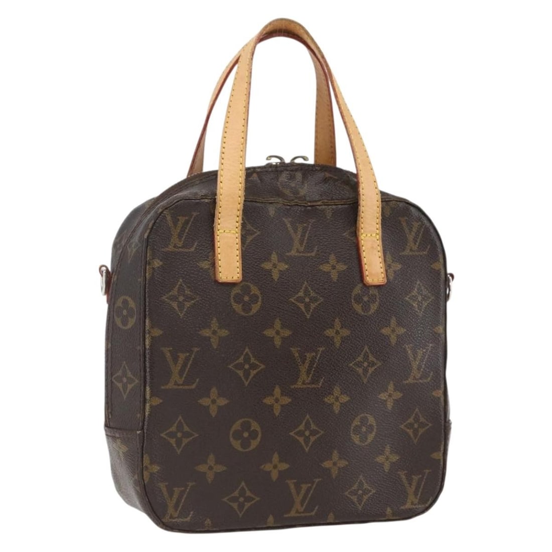 Louis Vuitton Spontini Monogram Canvas Handbag Model M47500: Louis Vuitton Spontini Monogram Canvas Handbag Model M47500 This Louis Vuitton Monogram Spontini handbag, model M47500, is crafted from signature Monogram canvas and was made in France. The bag featur