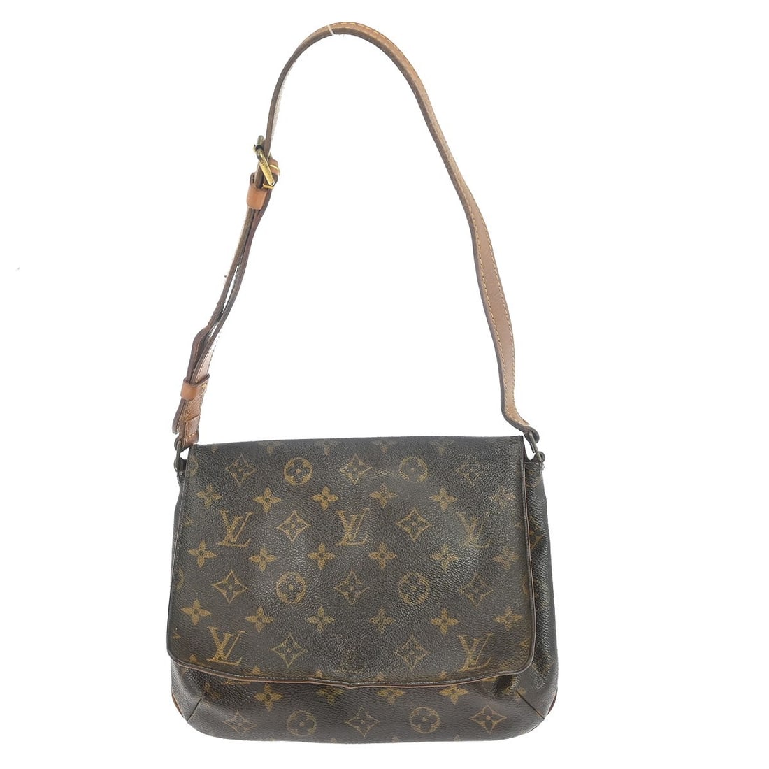 Louis Vuitton Musette Tango Monogram Canvas Short Strap Shoulder Bag: Louis Vuitton Musette Tango Monogram Canvas Short Strap Shoulder Bag This Louis Vuitton Musette Tango short shoulder bag features the brand's signature Monogram canvas with a brown adjustable shoulder