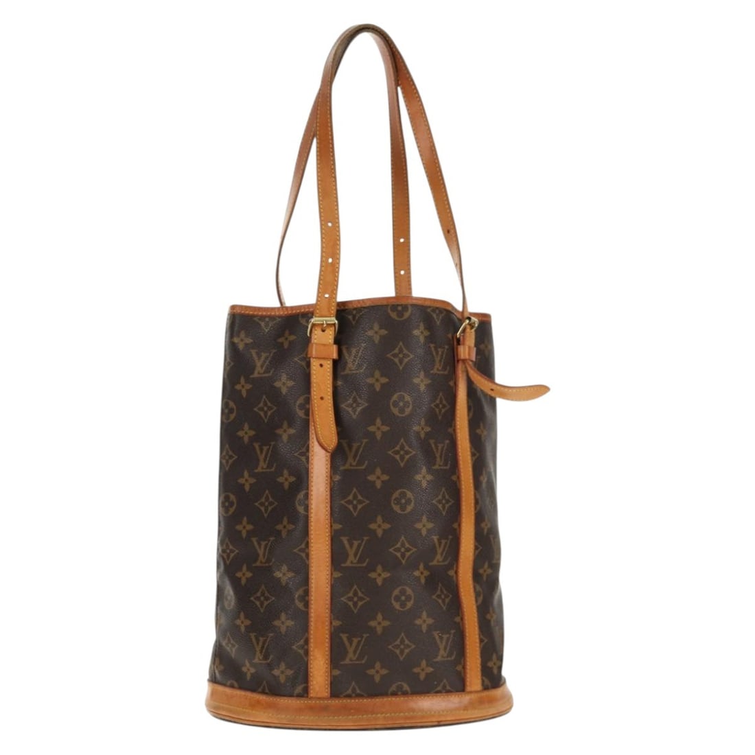 Louis Vuitton Monogram Canvas Bucket GM Shoulder Bag M42236 France: Louis Vuitton Monogram Canvas Bucket GM Shoulder Bag M42236 France This is a Louis Vuitton Monogram Bucket GM shoulder bag crafted from monogram canvas. Designed for women, the bag features an adjusta