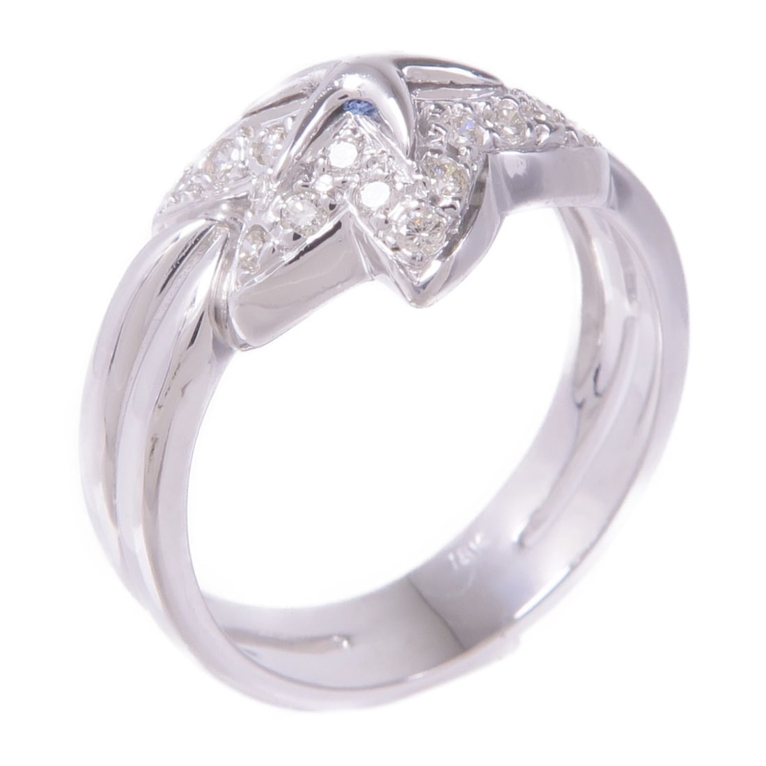 Diamond Ring 18K White Gold Size 6.25 by JEWELRY: Diamond Ring 18K White Gold Size 6.25 by JEWELRY This exquisite diamond ring showcases the elegance of 18K white gold, offering a stunning contrast with its brilliant diamonds. Designed in a classic s