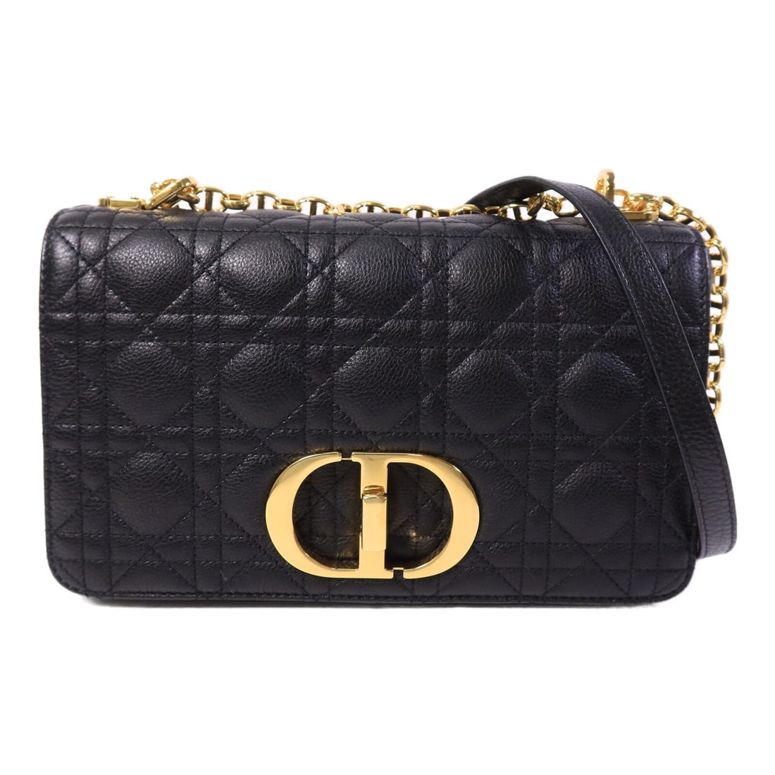 Dior Caro Medium Black Calfskin 2 Way Shoulder Bag GHW: Dior Caro Medium Black Calfskin 2 Way Shoulder Bag GHW This Christian Dior Caro Medium 2 Way Shoulder Bag is crafted from black calfskin leather, offering both elegance and versatility. Designed for w