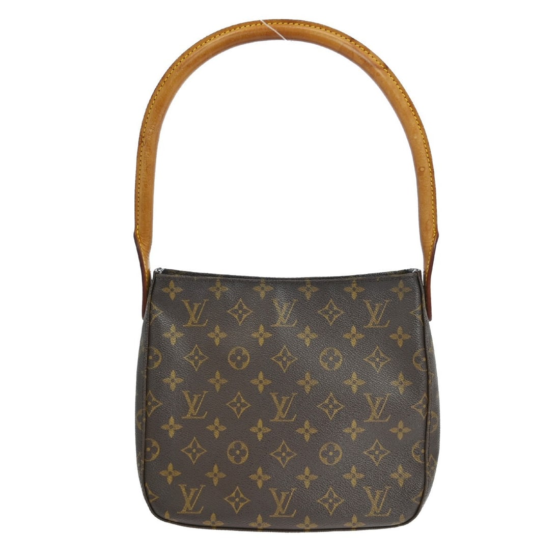 Monogram Canvas Looping Bag by Louis Vuitton in Brown: Monogram Canvas Looping Bag by Louis Vuitton in Brown This Louis Vuitton Monogram Looping Handbag features the brand's iconic monogram canvas in brown, designed for women. Made in France, the bag is i