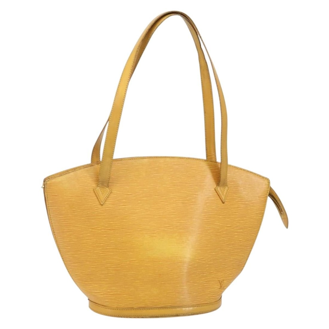Authentic LOUIS VUITTON Epi Saint Jacques Yellow Shoulder Bag M52269: Authentic LOUIS VUITTON Epi Saint Jacques Yellow Shoulder Bag M52269 Introducing the LOUIS VUITTON Epi Saint Jacques Shopping Shoulder Bag in vibrant yellow, a stunning blend of style and functionalit