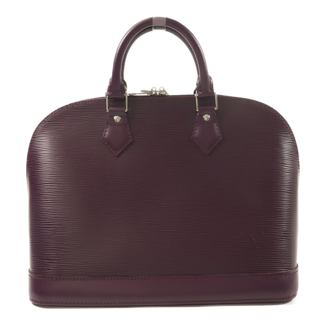 Louis Vuitton Epi Alma PM Purple Calfskin Handbag: Louis Vuitton Epi Alma PM Purple Calfskin Handbag This Louis Vuitton Epi Alma PM handbag features a sophisticated purple calfskin exterior, offering a stylish and timeless accessory. Designed for wome