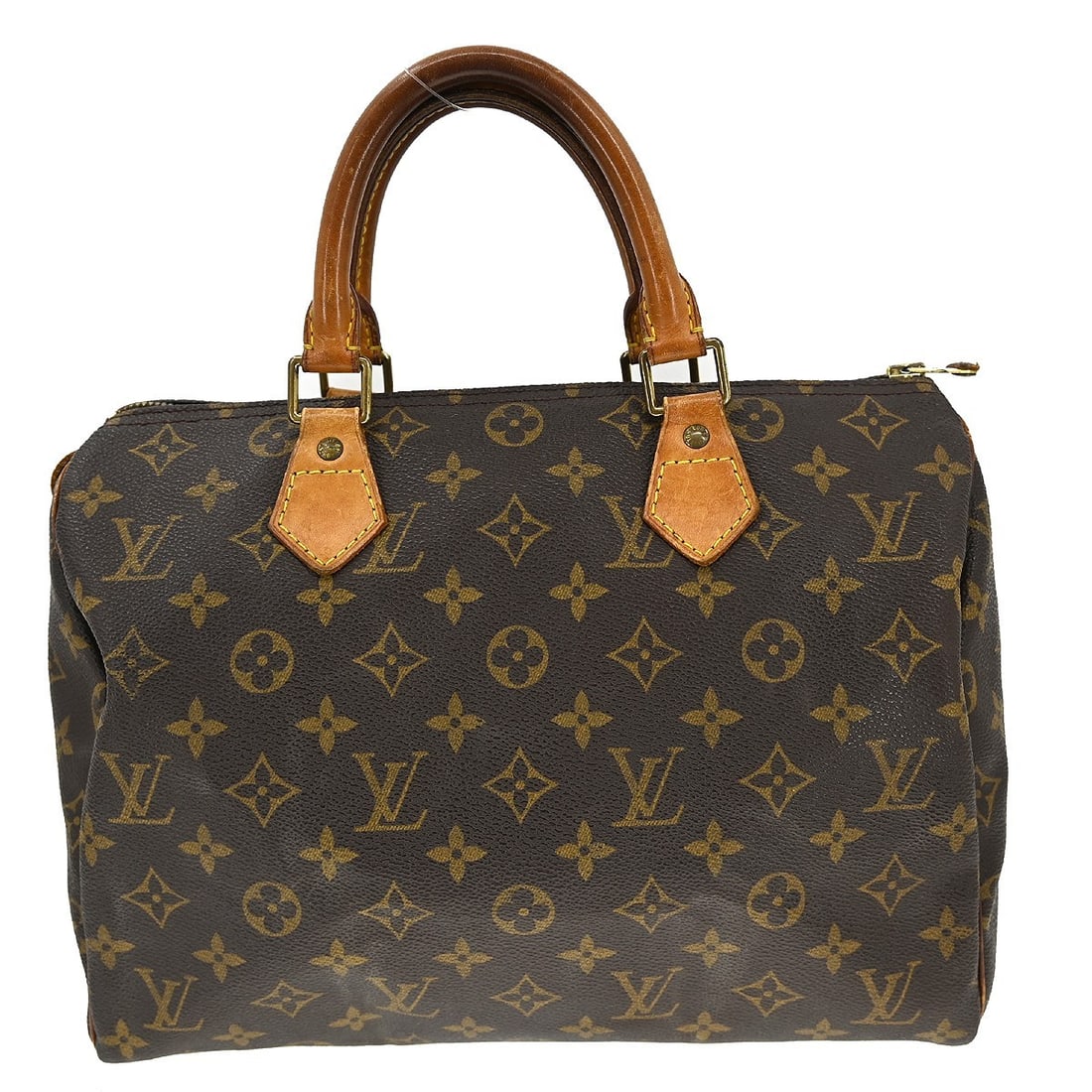 Louis Vuitton Speedy 30 Monogram Canvas Satchel Bag M41526: Louis Vuitton Speedy 30 Monogram Canvas Satchel Bag M41526 This is a Louis Vuitton Speedy 30 handbag crafted from monogram canvas with leather double handles. The satchel features a zip closure, brown