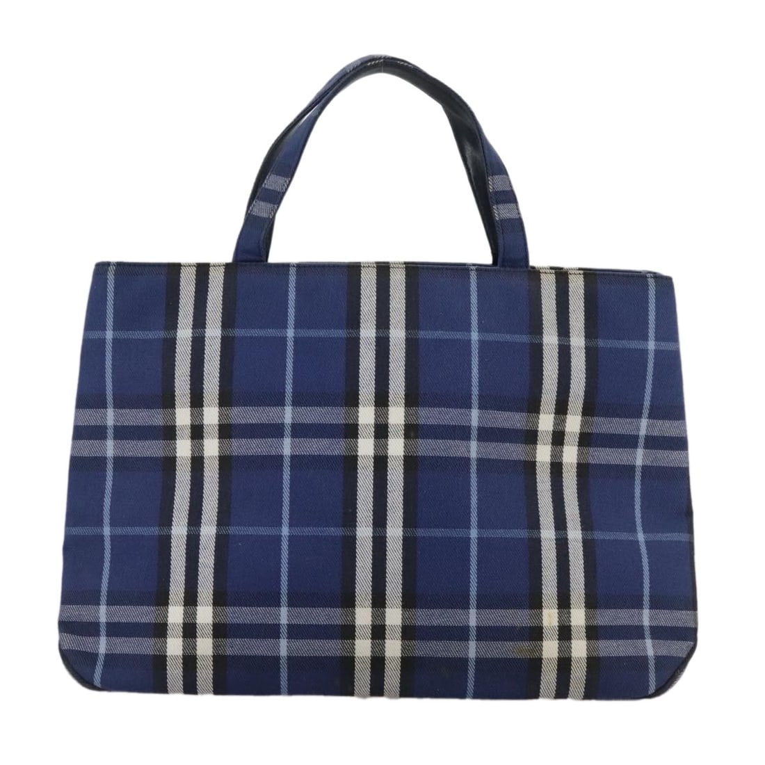 Burberry Nova Check Blue Canvas Tote Bag 40cm x 27cm x 11cm Italy: Burberry Nova Check Blue Canvas Tote Bag 40cm x 27cm x 11cm Italy This Burberry Nova Check Tote features the iconic check pattern in blue canvas, designed for women. The tote is crafted in Italy and o
