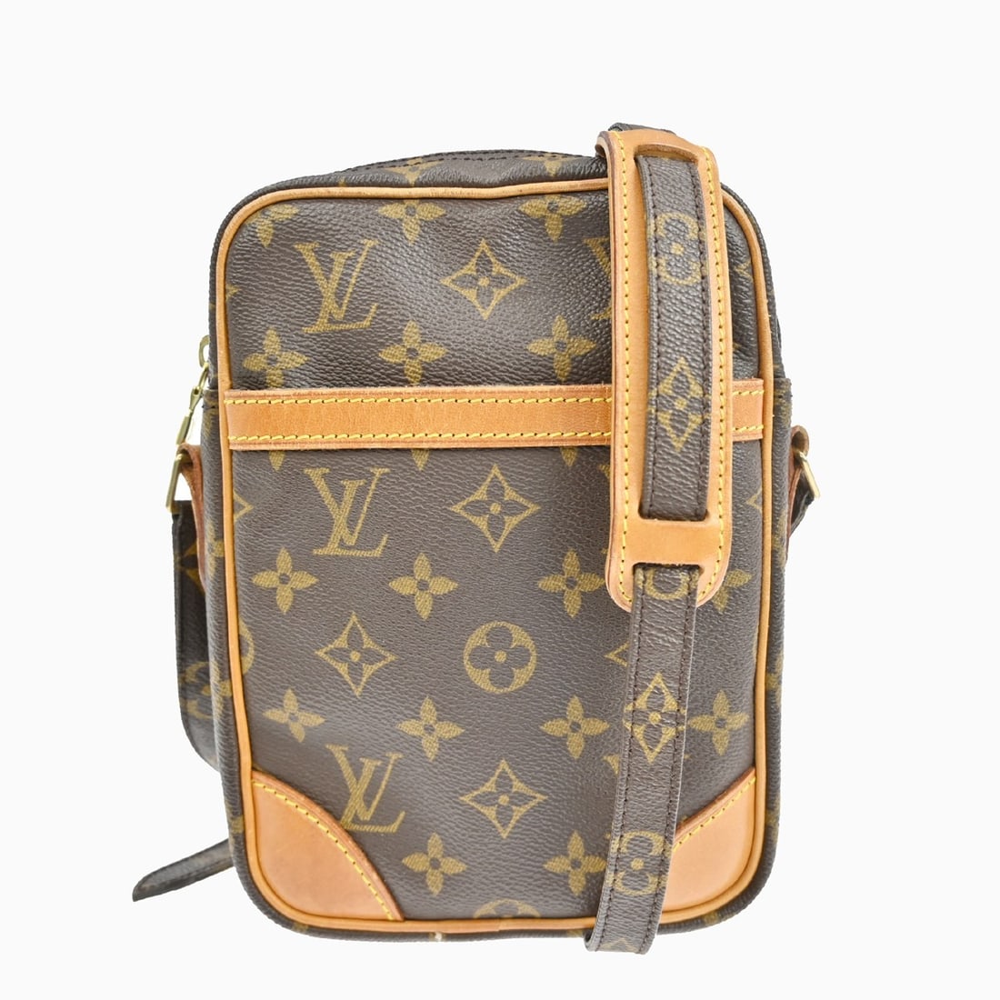 Louis Vuitton Danube Monogram Canvas Medium Crossbody Shoulder Bag M45266 (1 of 11)