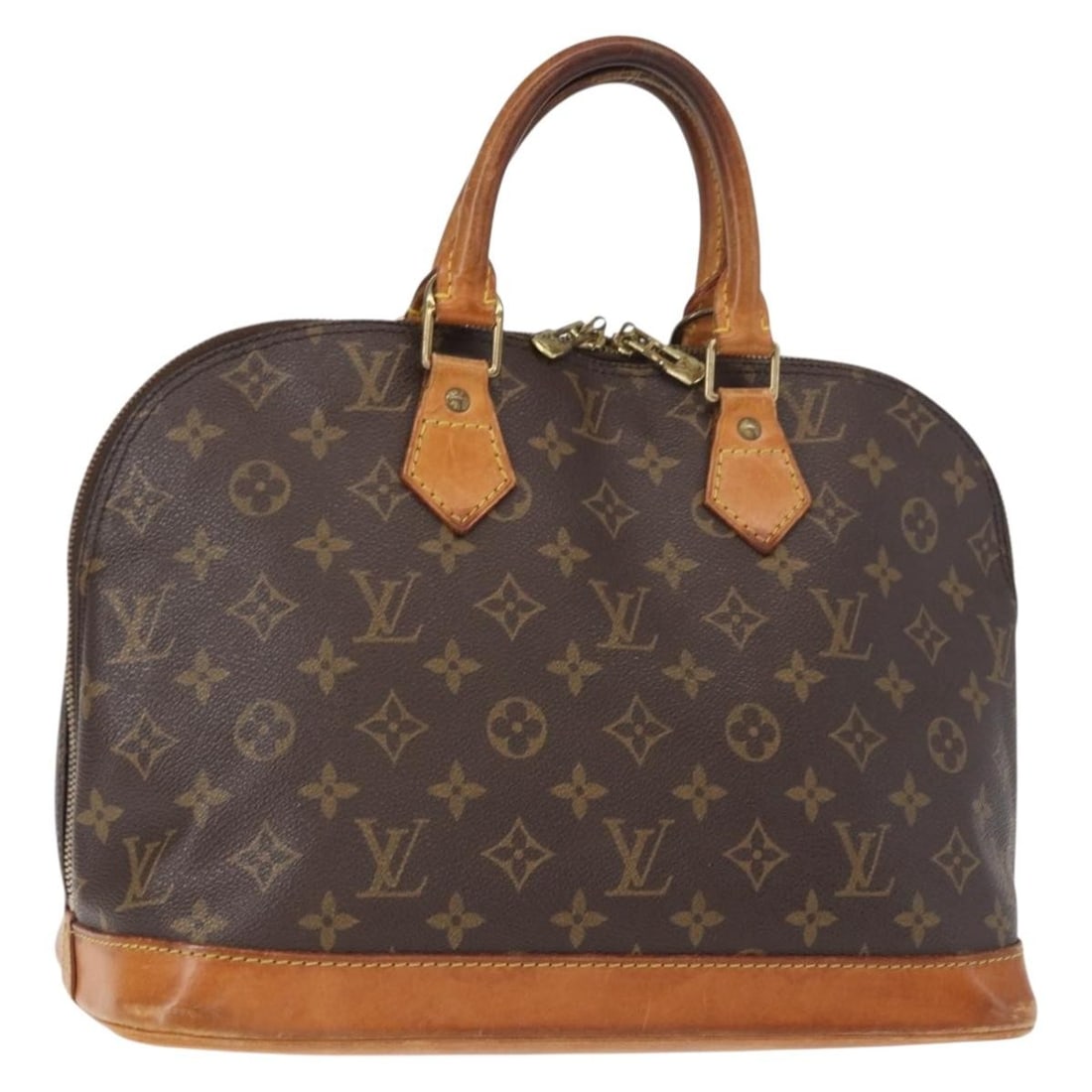 LOUIS VUITTON Monogram Alma Hand Bag M51130 Auth France: LOUIS VUITTON Monogram Alma Hand Bag M51130 Auth France This authentic LOUIS VUITTON Monogram Alma Hand Bag (Model: M51130) is a classic piece that showcases the iconic monogram canvas exterior. Craft