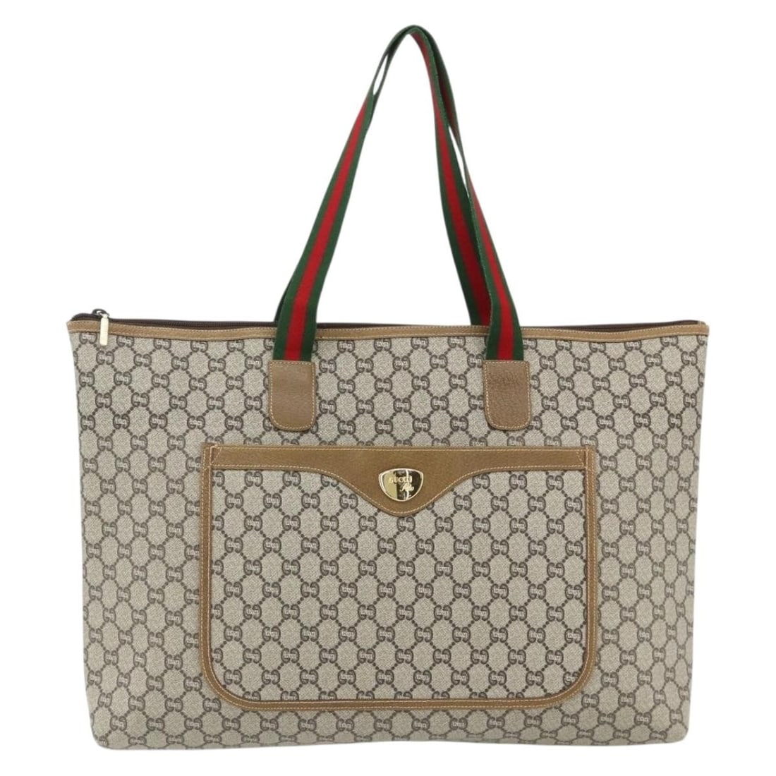 Gucci GG Supreme Beige Canvas Tote Handbag Italy: Gucci GG Supreme Beige Canvas Tote Handbag Italy This Gucci GG Supreme tote bag is crafted in beige canvas and designed for women. Made in Italy, it features a spacious interior and sturdy handles. Th