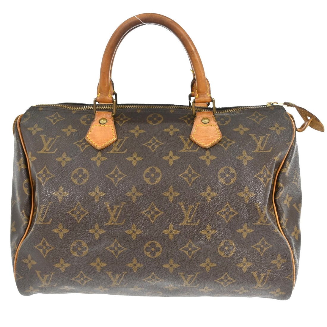 Louis Vuitton Speedy 30 Monogram Canvas Satchel Bag M41526: Louis Vuitton Speedy 30 Monogram Canvas Satchel Bag M41526 This Louis Vuitton Speedy 30 handbag features the iconic monogram canvas exterior with double leather handles and a zip closure. The bag is d